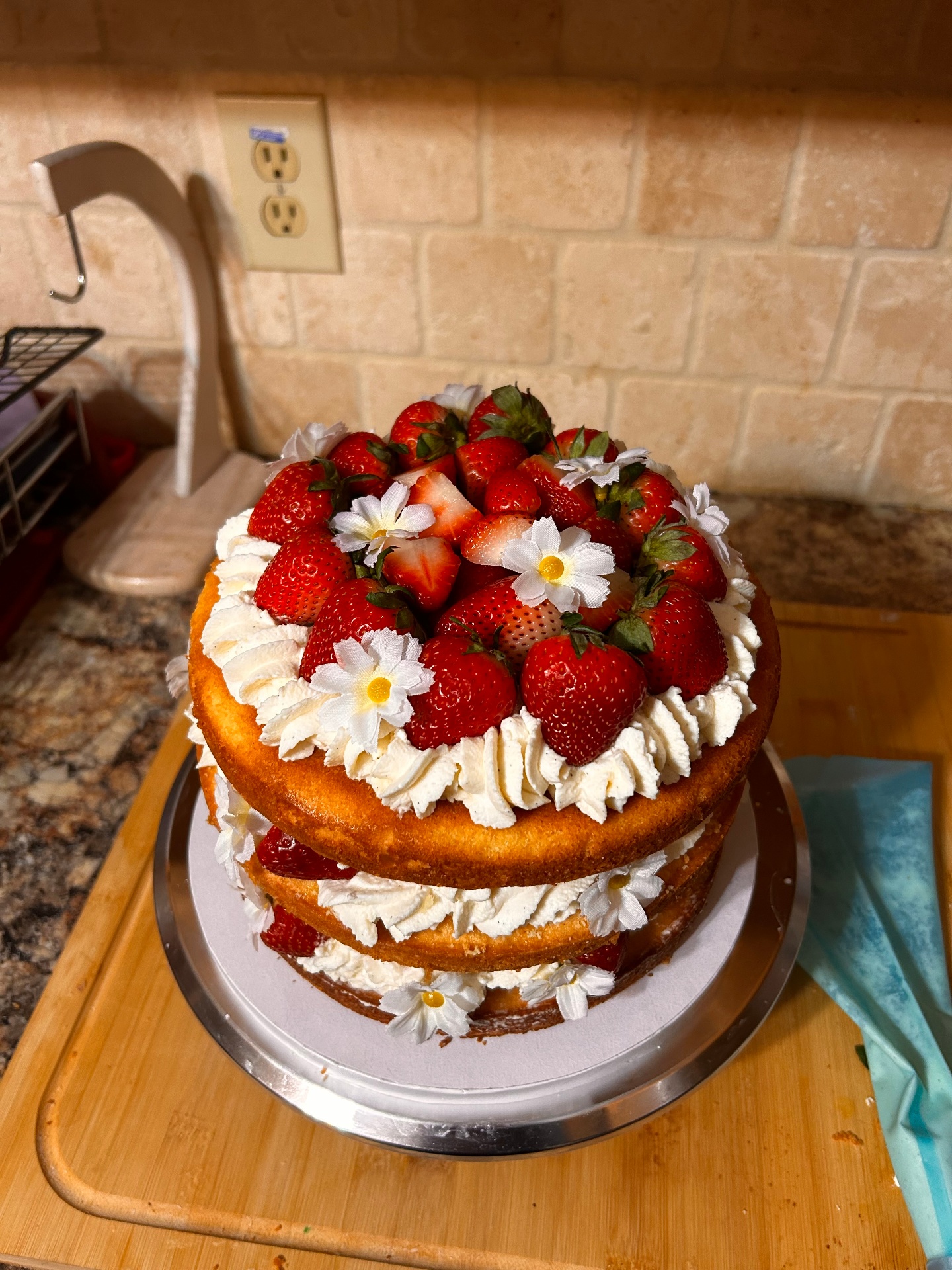 9 Inch Strawberry Cake